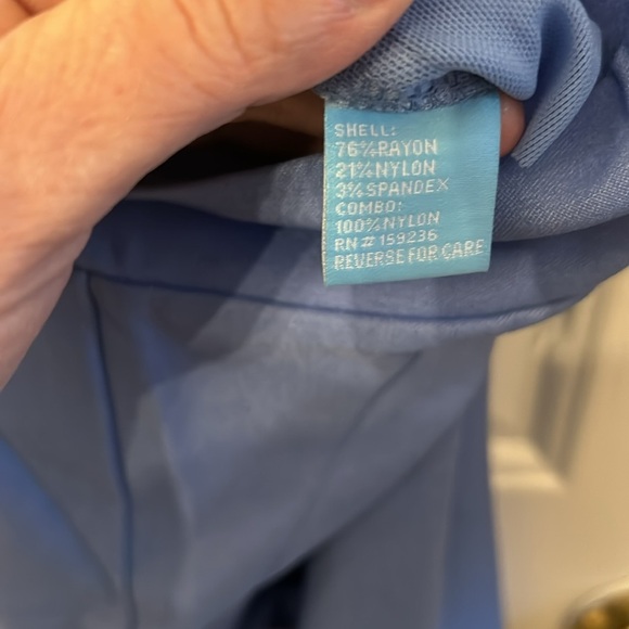 J McLaughlin Women’s (6) Sky Blue Masie Pants Pull On Stretch Straight Leg NWT - Picture 5 of 6